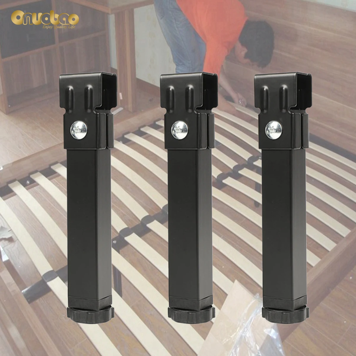 Onuobao опорная стойка для ножек кровати 3 × зажимные ножки поддержка усиление