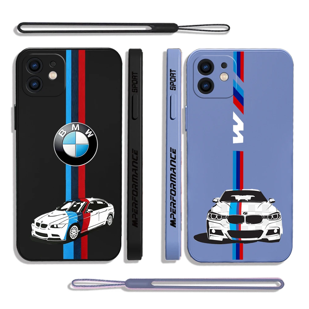 

Sports car BMW Phone Case For Samsung A81 A53 A50 A12 A22S A52 A52S A51 A72 A71 A32 A22 A20 A30 A21S A11 4G 5G with Hand Strap