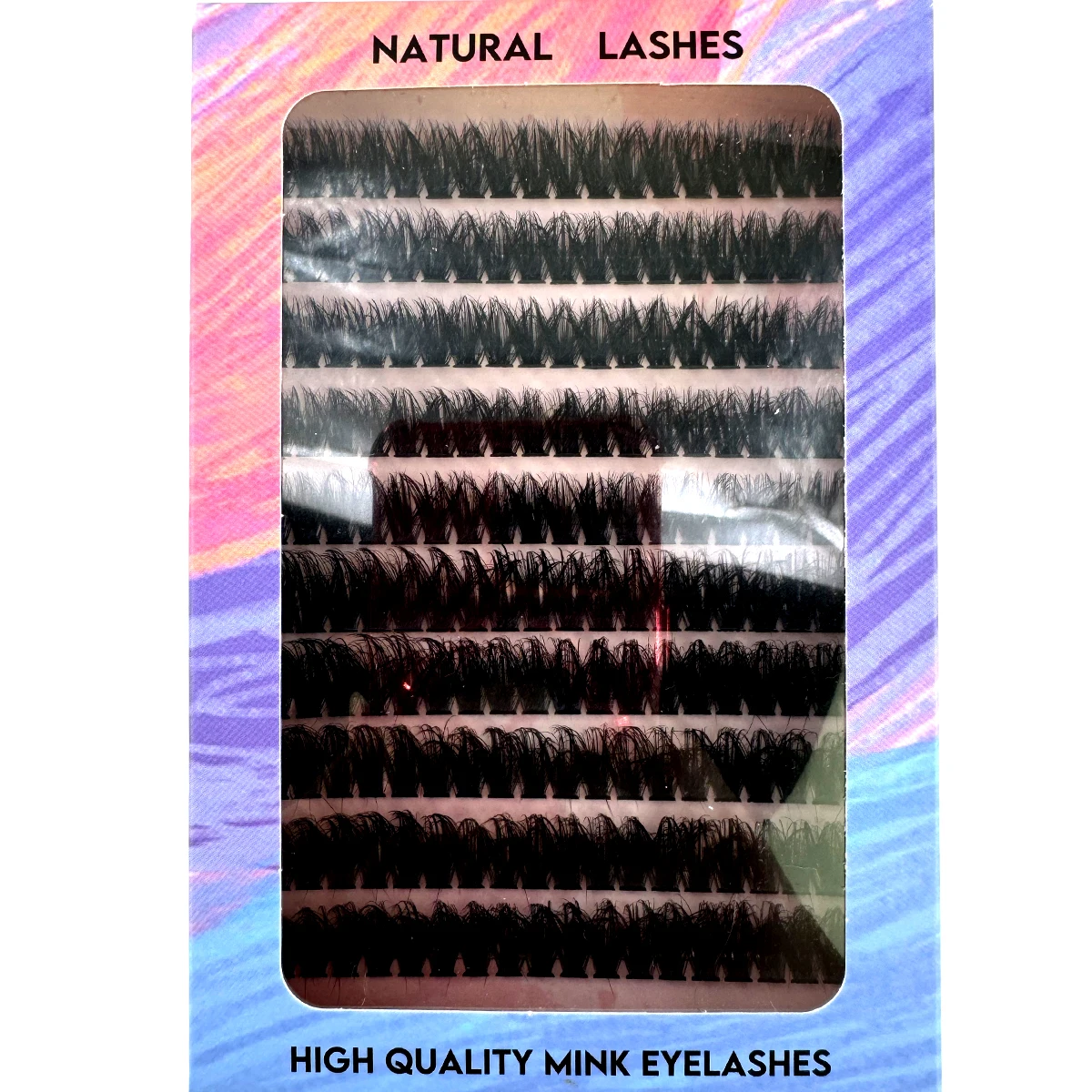 DIY 5D утолщенные завитки тонкие отдельные ресницы синтетические волосы