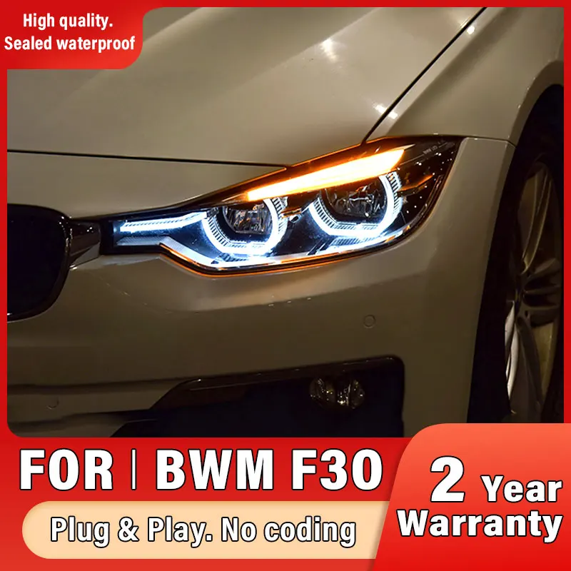 

Car Lamps for BMW F30 F35 LED Headlights Assembly 2013-2018 Head Light 320i 318i 325i 330i 328Li DRL Angel Eye Beam Accessories