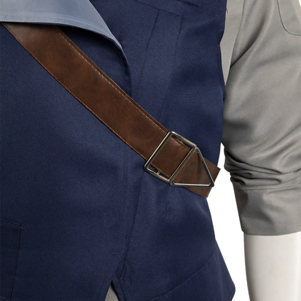 Survivor Cal Kestis Косплей Мужской костюм Куртка Жилет Рубашка Брюки Полный комплект