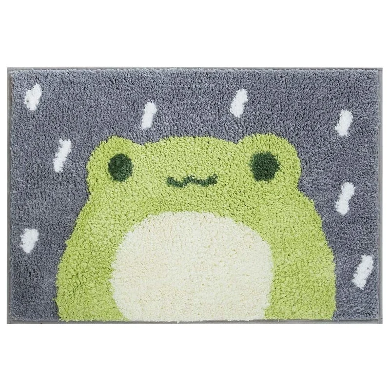 

LUDA Bathroom Mat, Cute Shower Carpet, Absorbent and Non-Slip, Machine Washable, Suitable for Shower and Bathroom