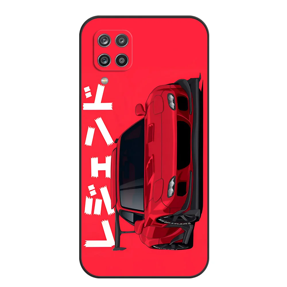 Черный чехол из ТПУ для Samsung Galaxy A03 SM-A035 Core A03S A13 A23 LTE A33 A53 A73 4G 5G JDM спортивный