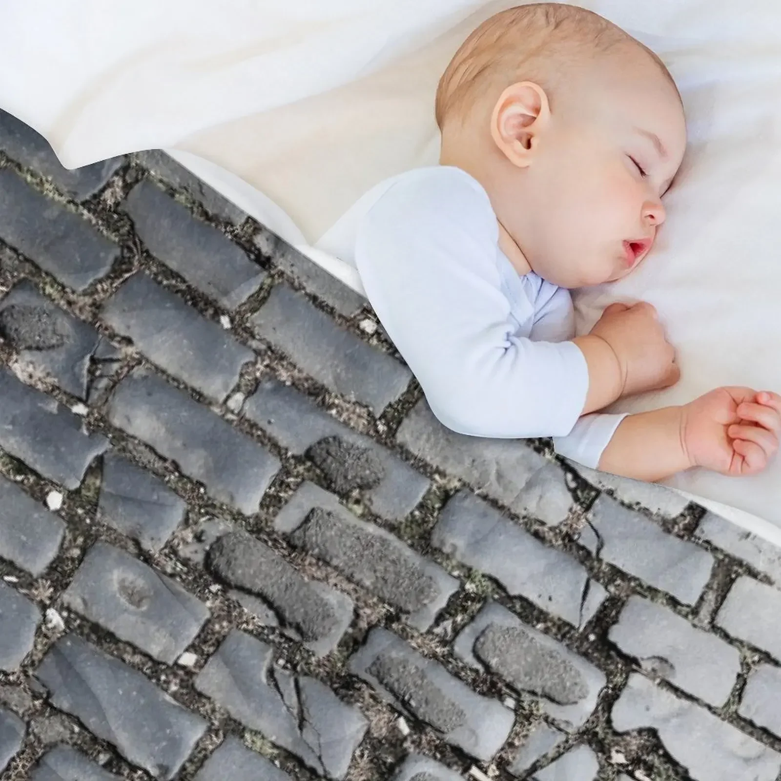 Ковдра Cobbled Street крупным планом мягкие кровати детские одеяла для волос