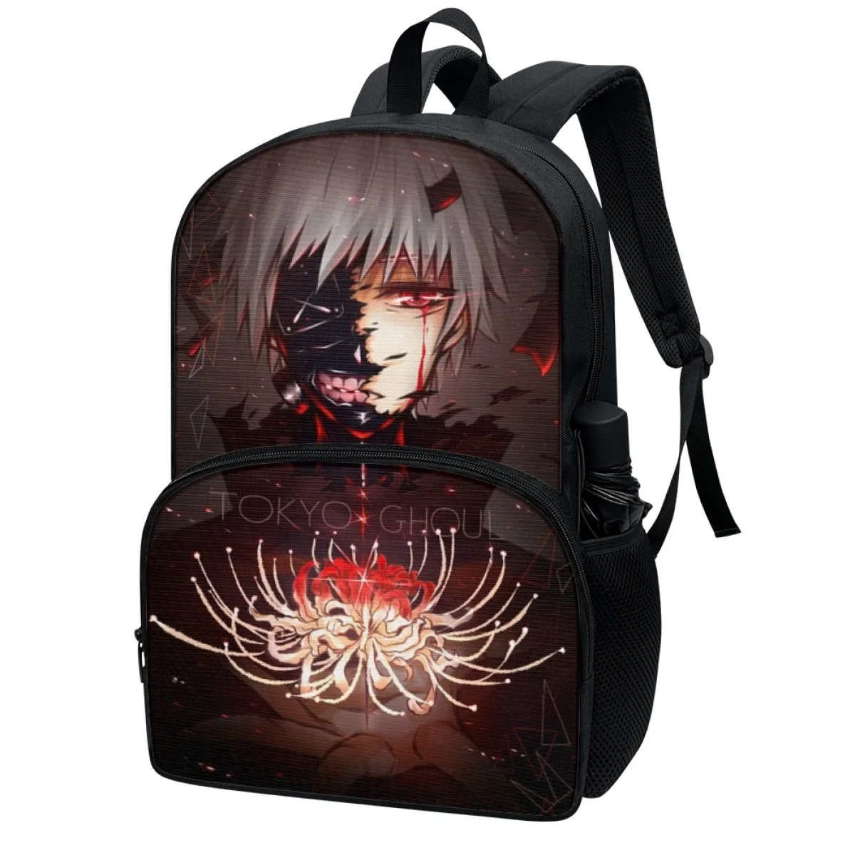 FORUDESIGNS Fashion Tokyo Ghoul Anime Design Backpacks Students Multifunctional Storage Schoolbags Travel Camping Shopping