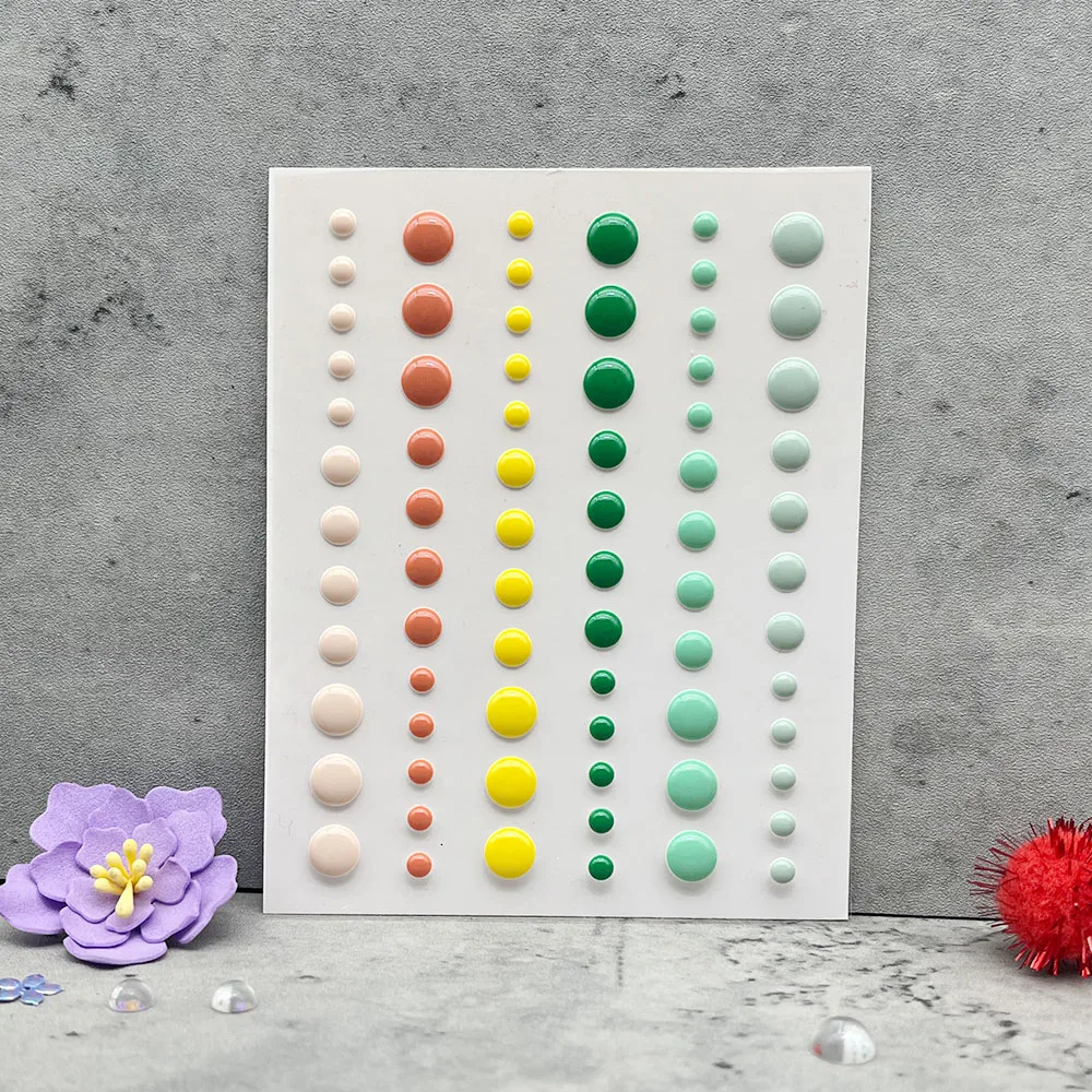 Полукруглая наклейка с плоским дном и жемчугом 5 шт./лот для скрапбукинга