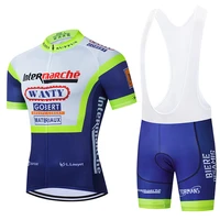 2022 wanty cycling team jersey bike shorts 20d gel bib set ropa ciclismo mens mtb summer ciclismo maillot bottom clothing