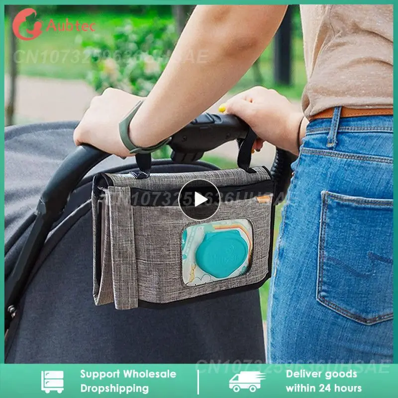 

Portable Baby Changing Mat Newborn 2 IN 1 Baby Stroller Hanging Bag Multi-function Storage Diaper Mat Maternal And Baby Products