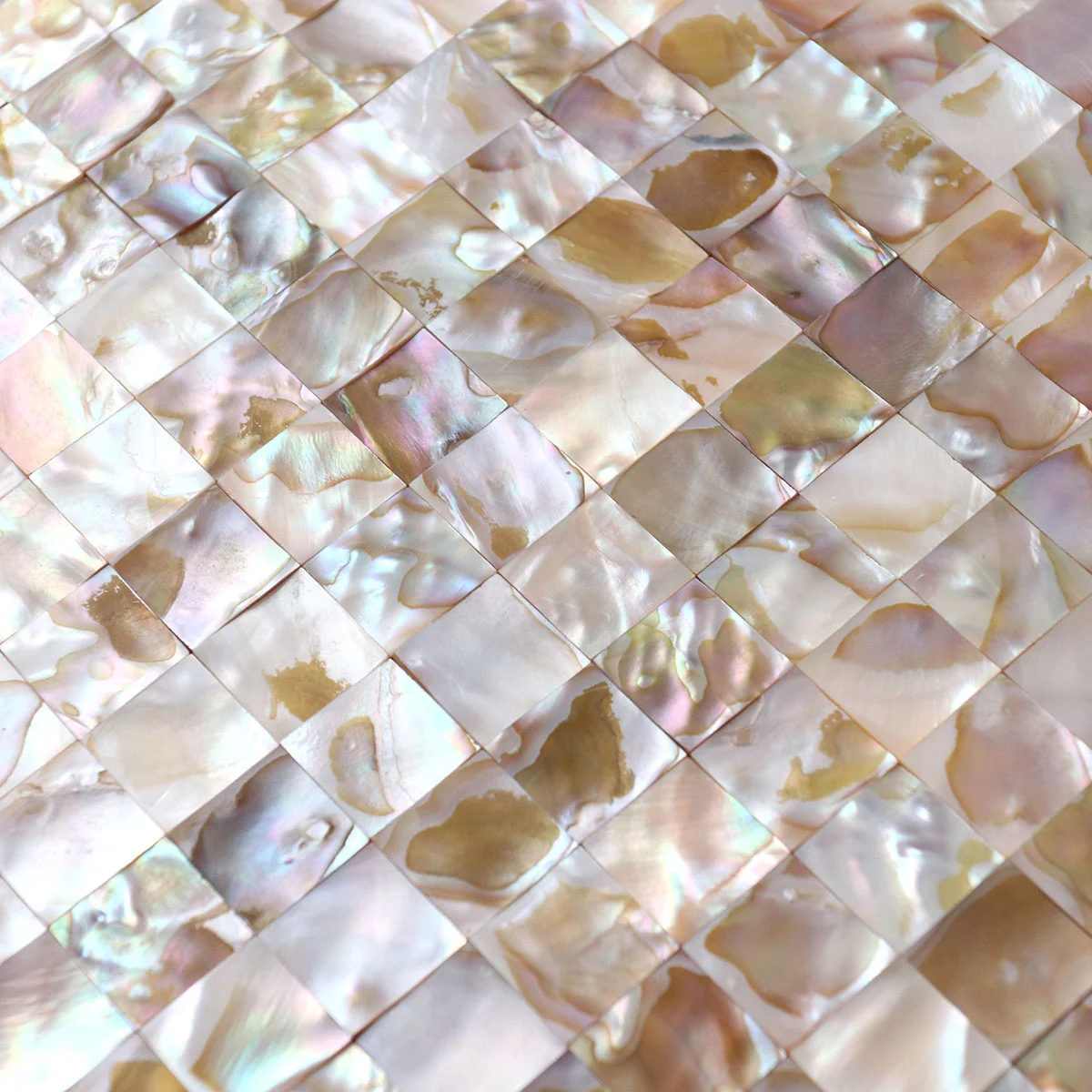 

225Pcs Shell Ceramic Tile Brick Pattern Ceramic Tile Modern Wall Background TV Decor Ceramic Tile for Bedroom Living Room