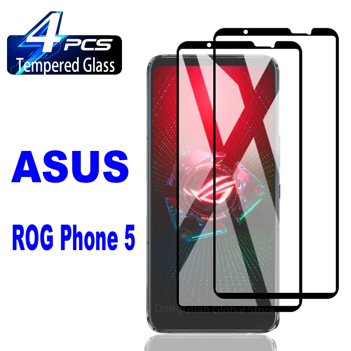

2/4 шт., противоударное закаленное стекло для ASUS ROG Phone 5