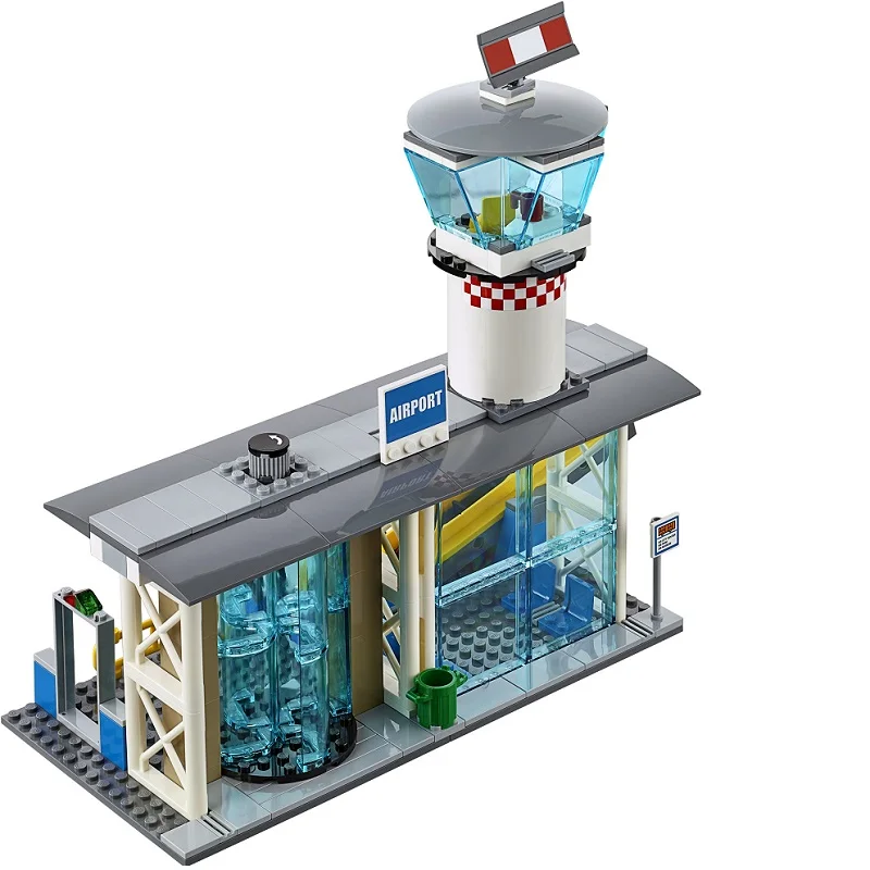 В наличии модель пассажирского самолета с терминалом аэропорта 82031 строительные