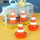 Товары для дня рождения, бездымные свечи, реквизит в виде дорожного движения для мальчиков, игрушечный конус, торт, свадебное украшение, ароматизированные велюровые декоративные свечи