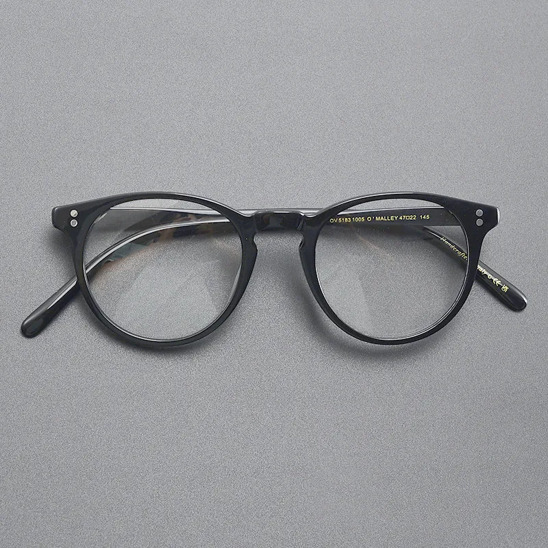 Acetate ov5183 Ретро оправа для очков мужские и женские оптические очки черепахового