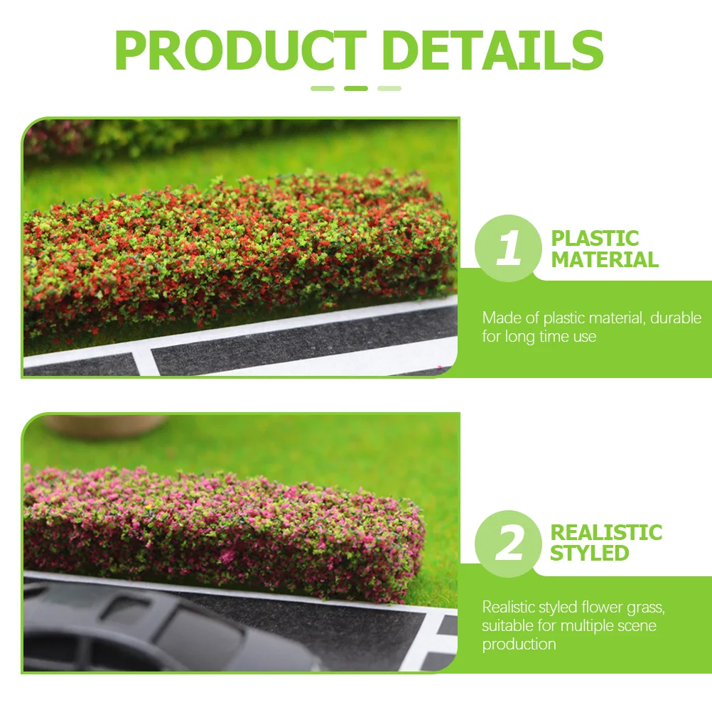 6 шт. искусственные мини-кусты цветов