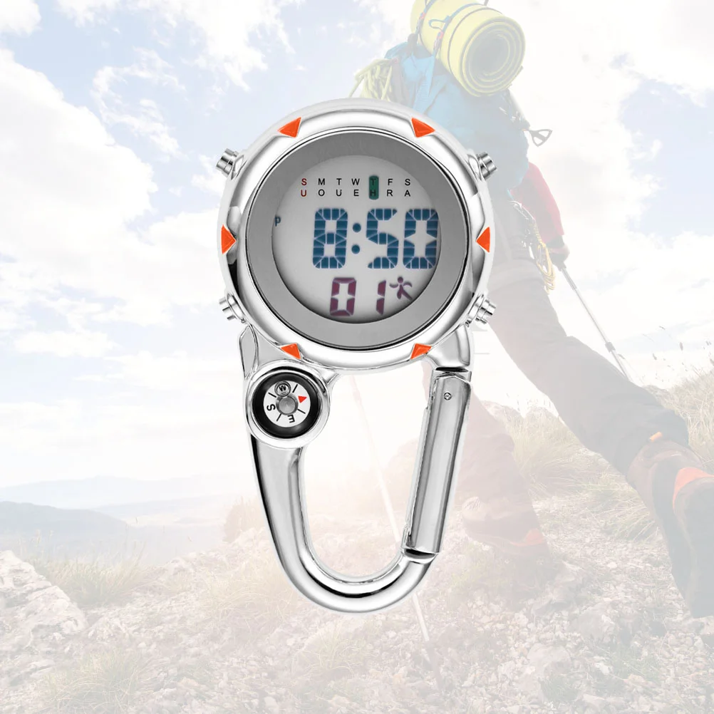 

1pc Mini Carabiner Watch Clip On Watch For Paramedics Outdoor Activities