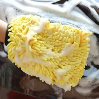 waterproof car wash gloves microfiber chenille thick car cleaning mitt wax detailing brush auto care double faced glove