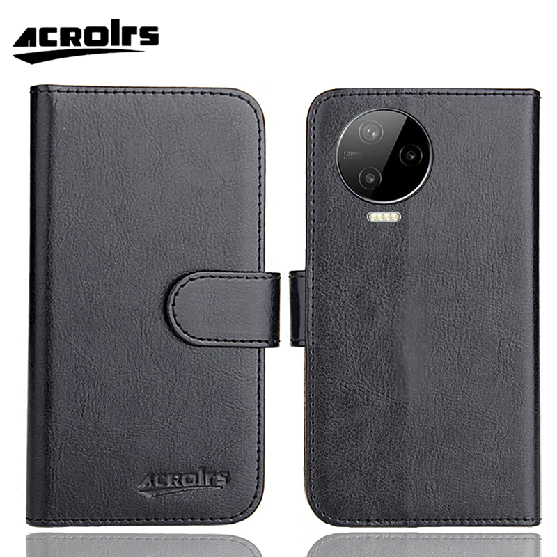 

Infinix Note 12 Pro 4G Case 6.7" 6 Colors Flip Fashion Customize Soft Leather Exclusive Phone Cover Cases