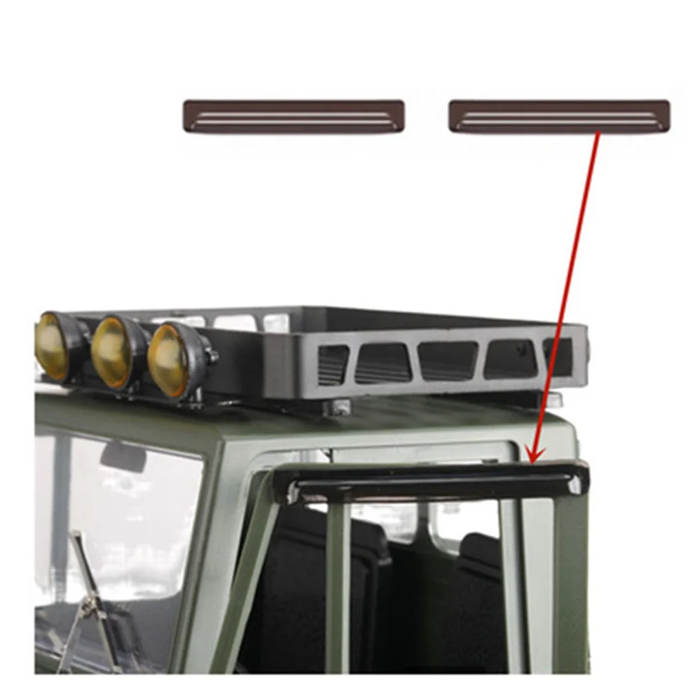 Полноразмерные детали для автомобиля Lambda Tech P06 Unimog, защита от дождя, дождевая шестерня, аксессуары для радиоуправляемых автомобилей, акриловый прозрачный черный материал, обновленные детали