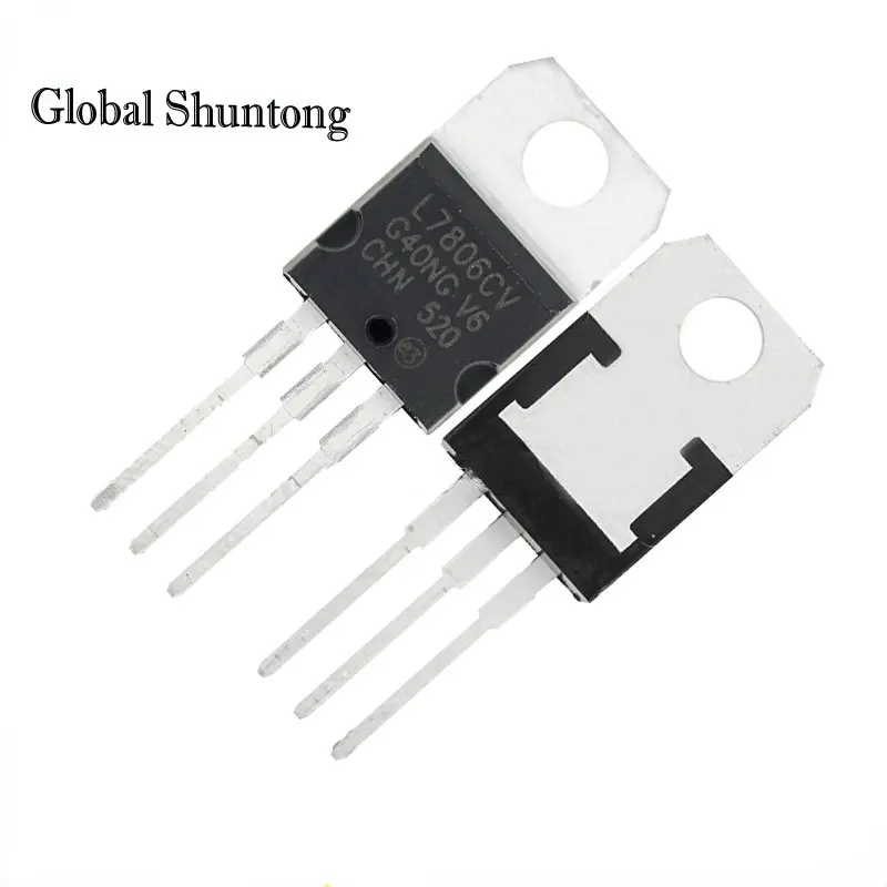 

20pcs L7806CV Three Terminal Linear Regulator (LDO) TO-220 Brand New 6V Thick Plate Transistor
