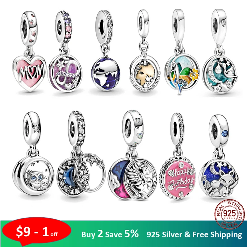 

2022 New 100% 925 Silver alliance Rescuer beads Fit pandora Charms Bracelet Necklace Jewelry charms pandorach plata de ley 925
