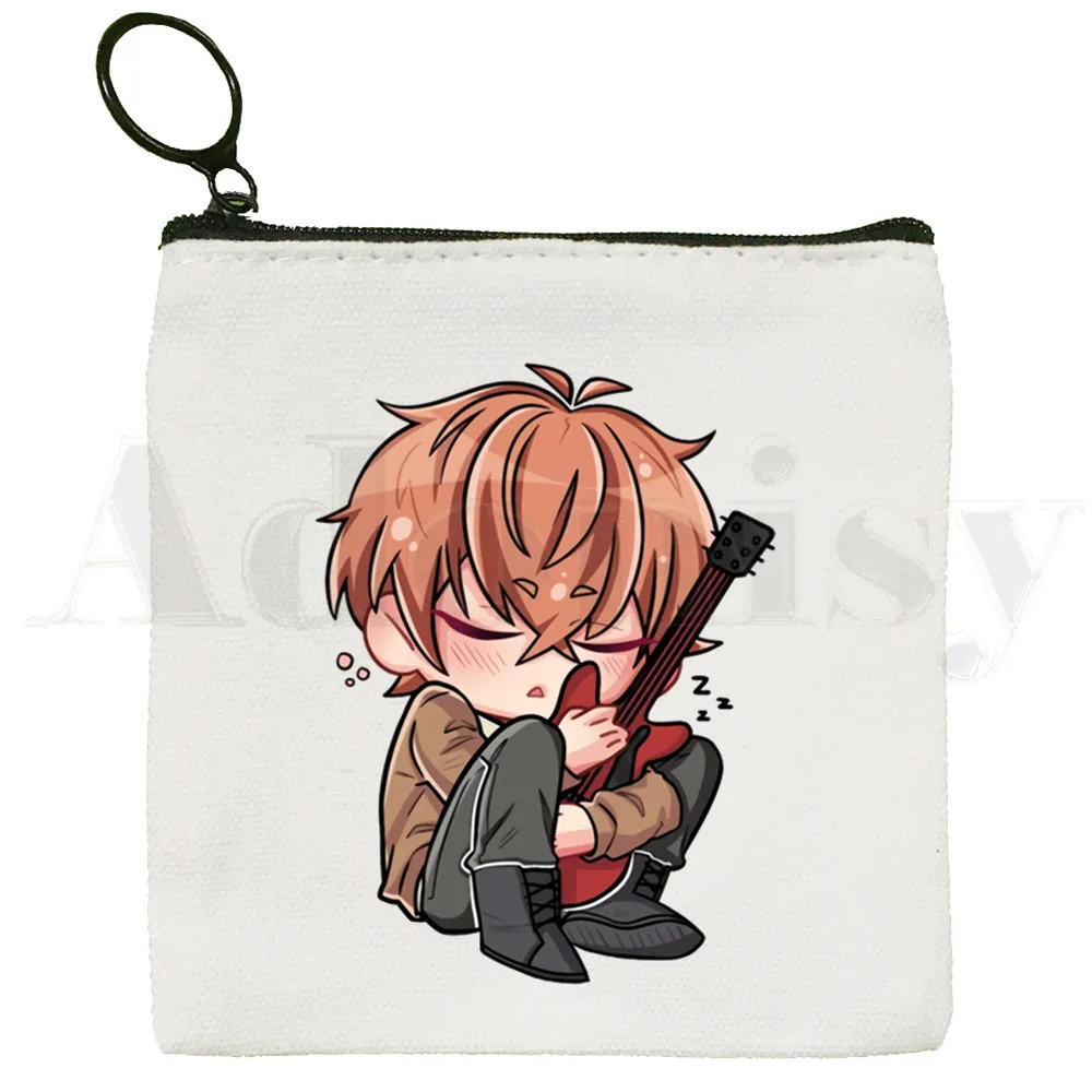 Given Anime Given Yaoi Japanese Manga Mafuyu Music Coin Purse Storage Small Bag Card Bag Key Bag Coin Clutch Bag Zipper Key Bag