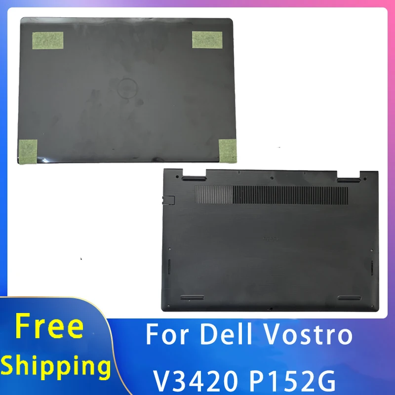 

New For Dell Vostro V3420 P152G Shell Replacemen Laptop Accessories Lcd Back Cover/Bottom 0F2W2H 0P3FTJ Black