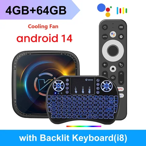 VONTAR ТВ-приставка Android 14