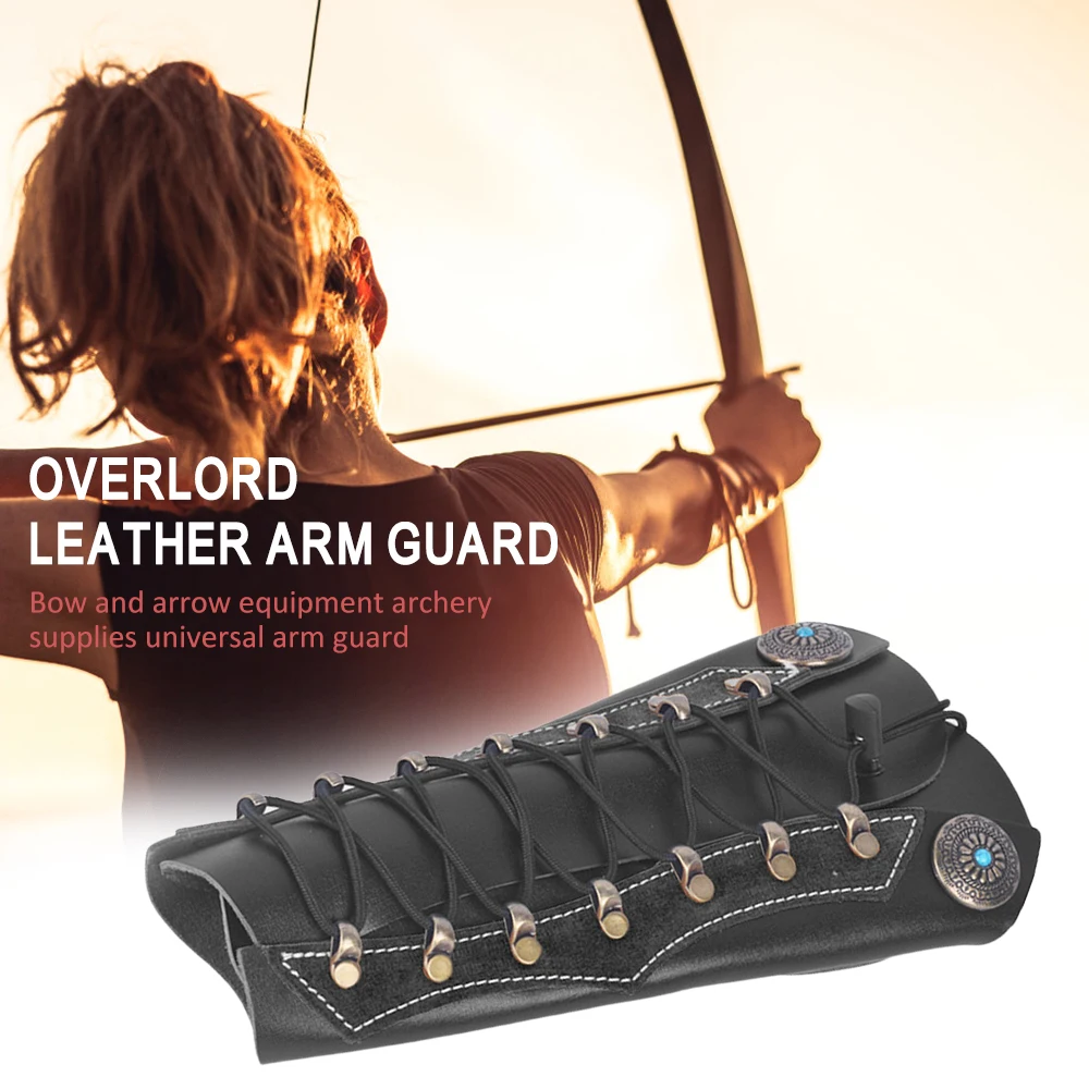 

Новый Традиционный Регулируемый нарукавник для стрельбы из лука защита из коровьей кожи снаряжение для стрельбы из воловьей кожи нарукавн...