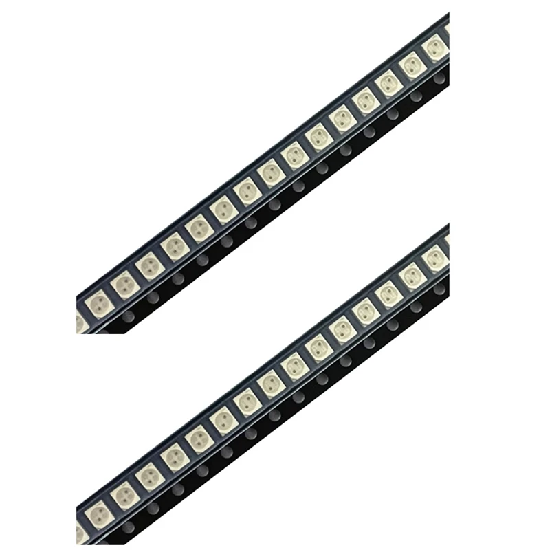 

200PCS 3528 Amber+Yellow PLCC-4 Reverse Pole ,617Nm+587Nm , 50MA 2V 0.1W Bicolor SMD LED Lamps Light Beads LAYT67B