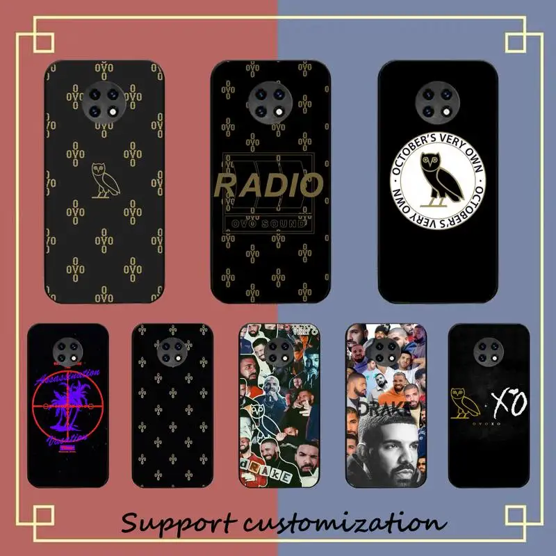 

OVO Drake Phone Case For Xiaomi Redmi Note 8A 7 5 Note 8pro 8T 9Pro TPU Coque for note 6pro