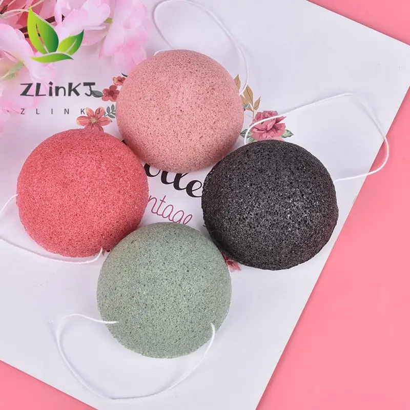 

1 шт., губка Konjac, натуральная фотография лица, женская Губка для макияжа