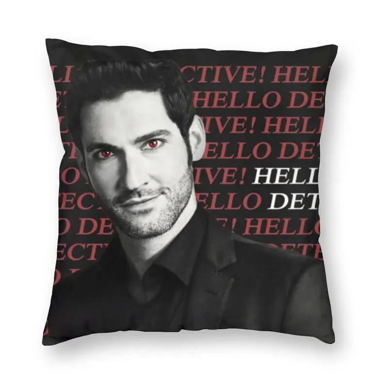 

Наволочки Hello Detective Lucifer для дивана, домашний декор, квадратная наволочка сатана дьявола, см