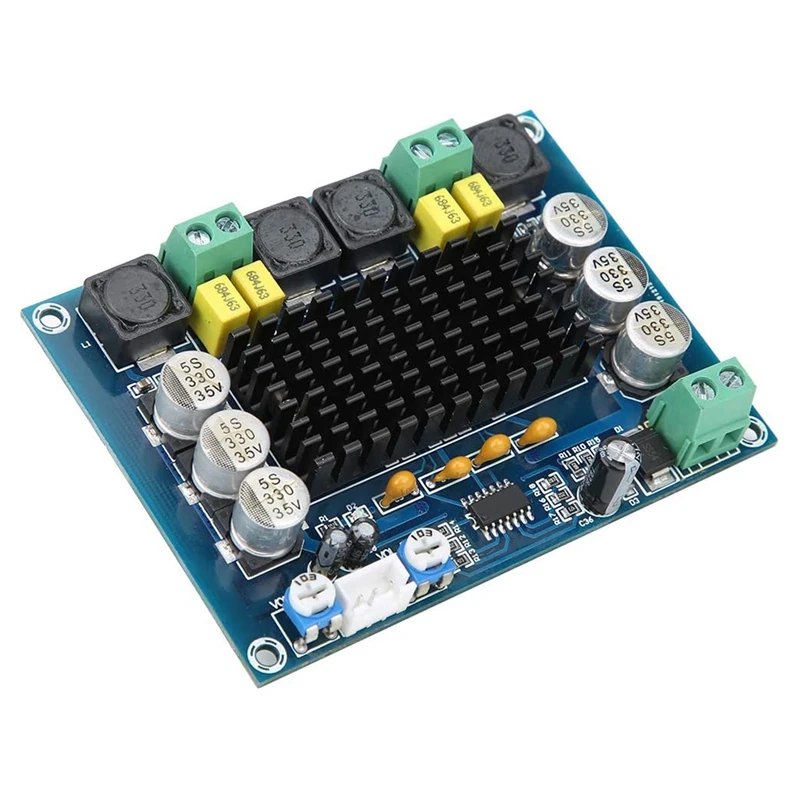 

XH‑M543 Digital Amplifier Board 2X120W 2 Channel Stereo Power Amplifier Module With Cable For DIY Projects DC12-26V