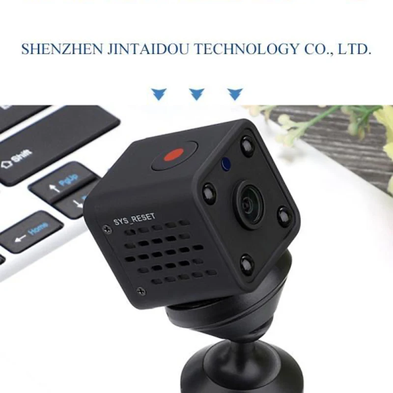 Миниатюрная Wi-Fi IP-камера видеонаблюдения HD 1080P со встроенным аккумулятором
