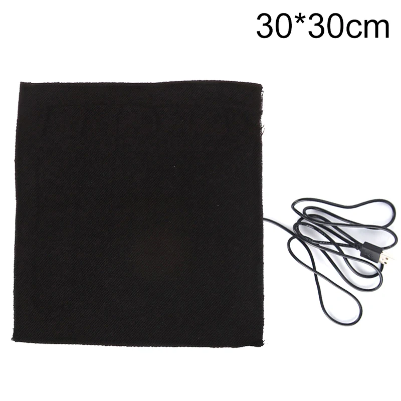 

1Pcs USB Seat Heating Sheet Large 30 X 30cm USB Warm Carbon Fiber Heated Pads