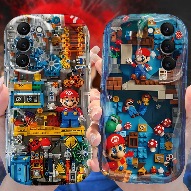 Фото Мягкий чехол с мультяшными грибами для Samsung Galaxy A33 A32 A31 A30 A20 A24 A23 A22 A21S A20S A14 A13 A12 5G A10S A04E A04 4G, чехол №1