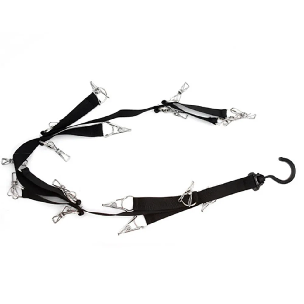 Головной убор для чулана легко хранить шляпу вешалки бейсболок 16 зажимов шапок