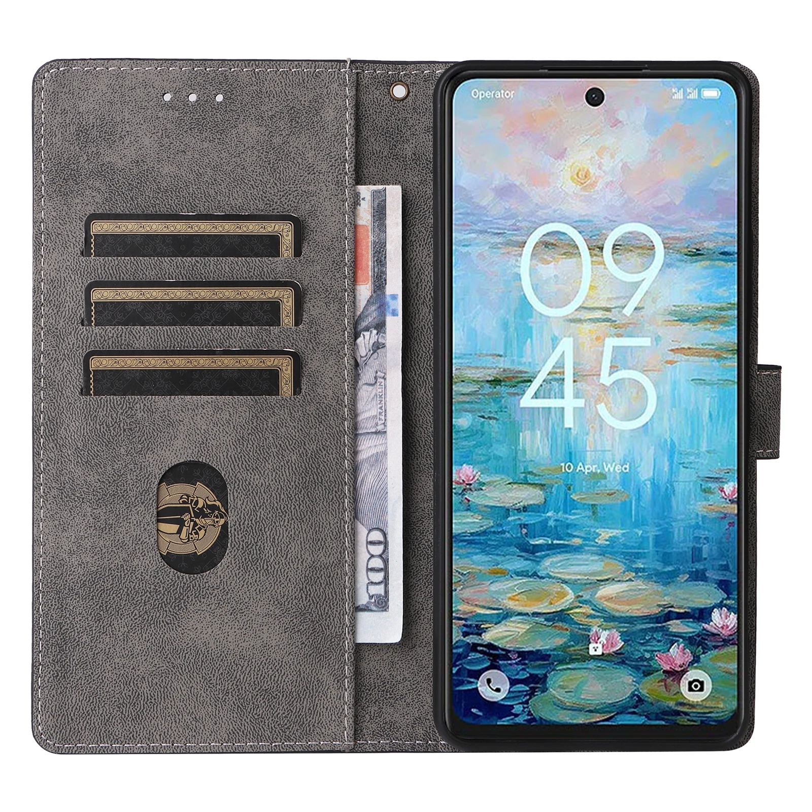 Флип-кожаный чехол для TCL 50 NxtPaper 5G 6 8 дюйма магнитная кнопка RFID-защита