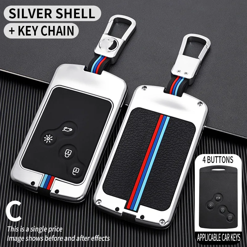

Car Key Remote Case Cover For Renault Duster Captur Clio Logan Megane 1 2 3 Koleos Scenic Protect Shell Fob Keychain Accessories
