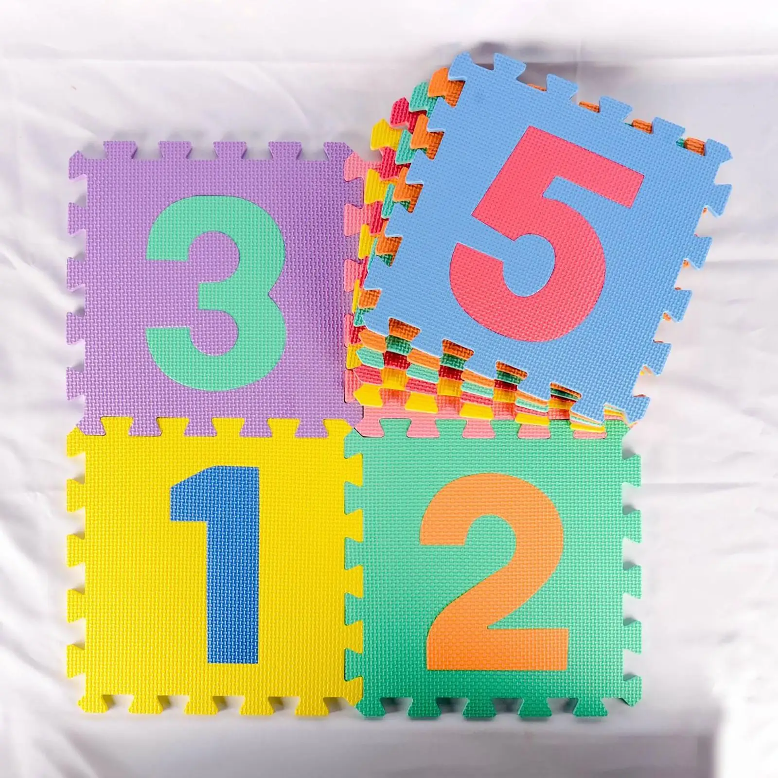 

Мягкий напольный игровой коврик из вспененного этиленвинилацетата 10x, напольная плитка, коврик для упражнений, многоцветный утолщенный дет...