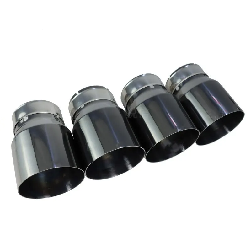 

1 Pcs 70mm Inlet Titanium Black Car Exhaust Tip Systems Muffler Pipe Cover For BMW F87 F80 F82 F83 M2 M3 M4