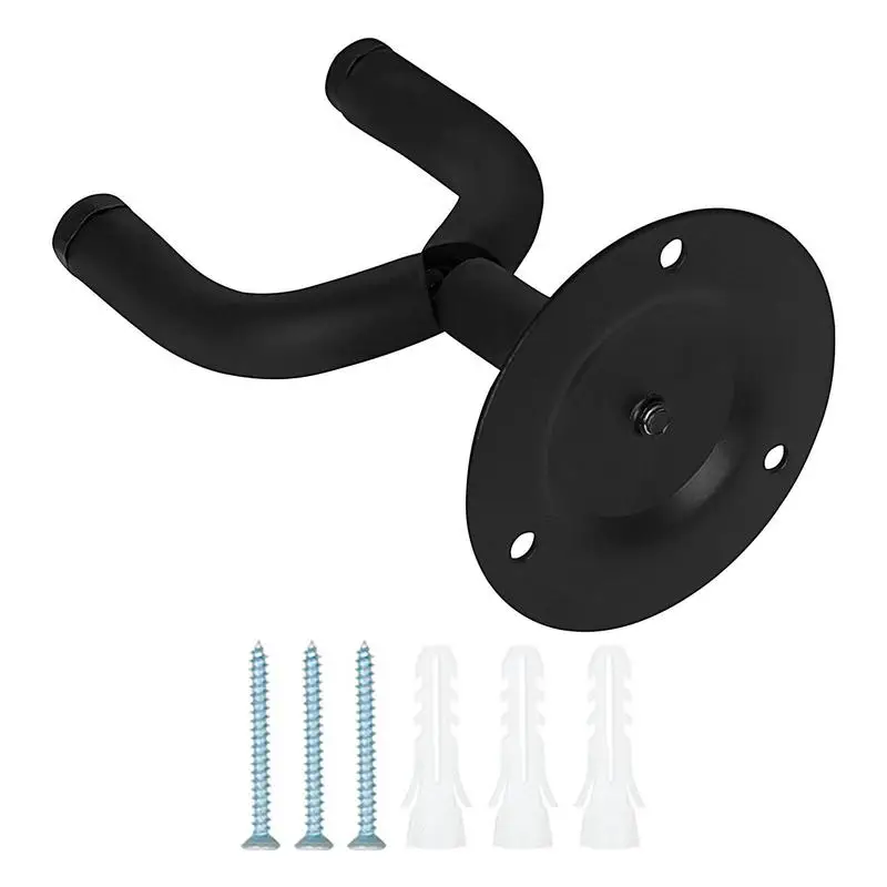 

Ukulele Wall Hanger Shock Absorbing Ukulele Detachable Hangers Black Ukulele Hangers For Home Studio Apartment Guitar Wall