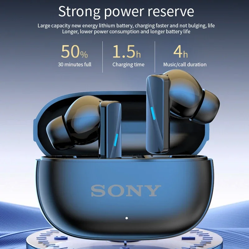 Оригинальные беспроводные Bluetooth-наушники Sony Mate 50 TWS, настоящие спортивные наушники Hi-Fi, стерео игровая водонепроницаемая гарнитура с микрофоном (art.: 3920d44bbf468) - 3920d44bbf468