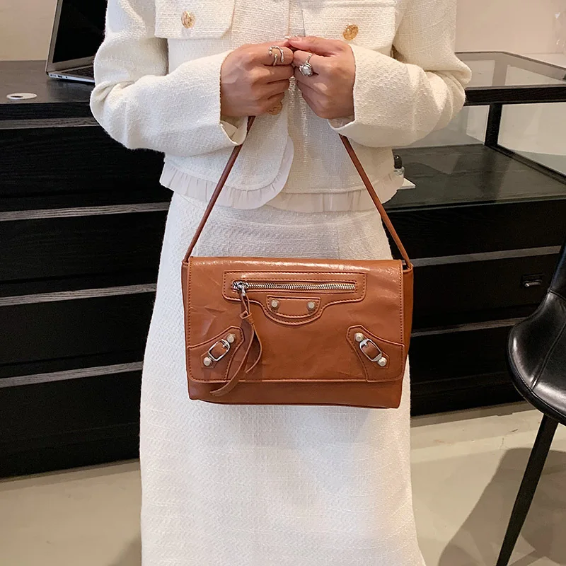 CGCBAG Fashion Luxury Designer Shoulder Bag For Women Lage Capacity Tote Bag High Quality PU Leather Vintage Ladies Handbags