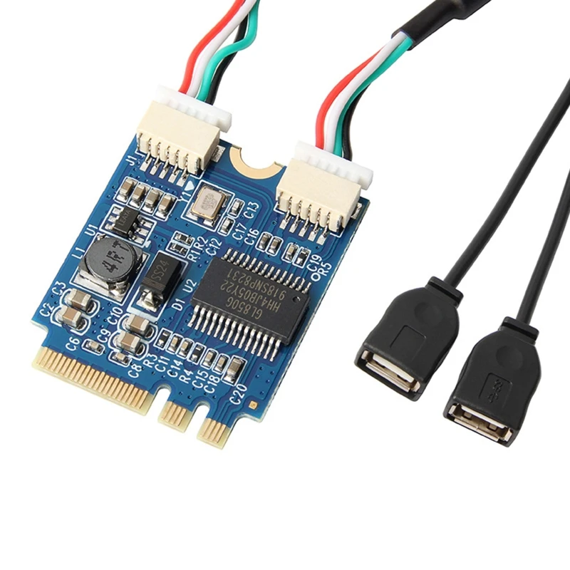 

NGFF для. 2 A/E для ключей к двойному кабелю USB 2,0, внешний отдельный интерфейсный кабель для ноутбука, Прямая поставка