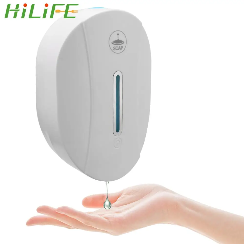 

HILIFE Hand Sanitizer Touchless 550ml Infrared Sensor Foam Hand Washer Auto Liquid Soap Dispenser