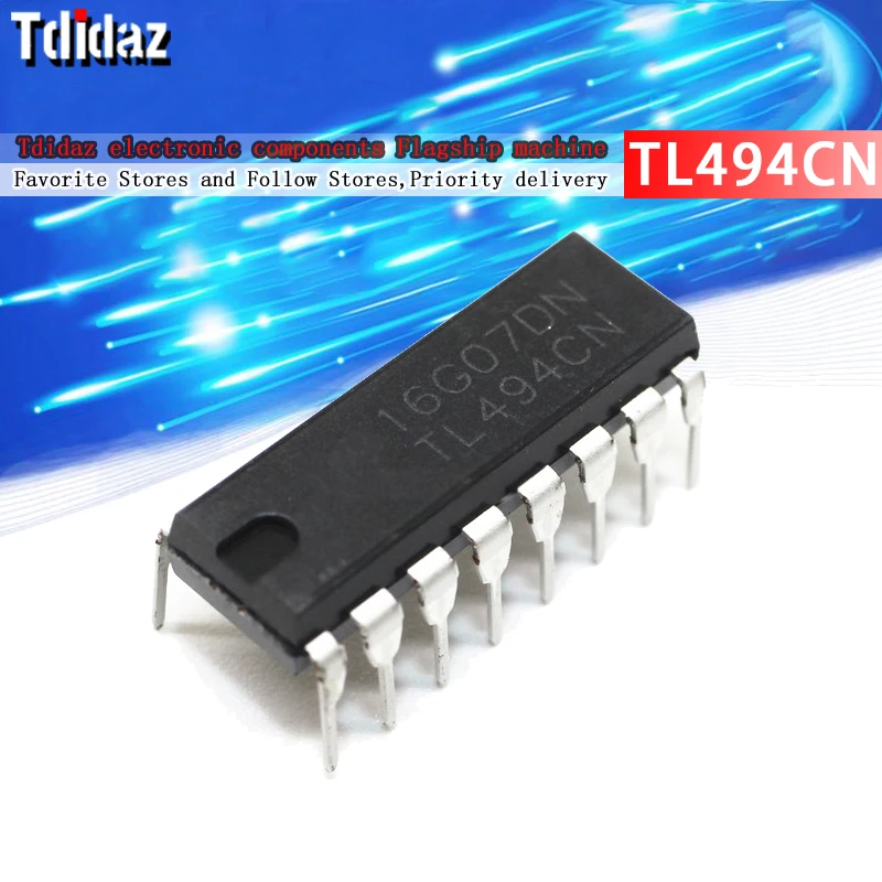 

10 шт. TL494CN DIP-16 TL494C TL494 DIP16 Новый и оригинальный чипсет IC