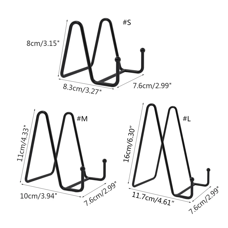

Подставки для тарелок 652F, настольная металлическая рамка для демонстрации железного мольберта, фото, декоративное блюдо