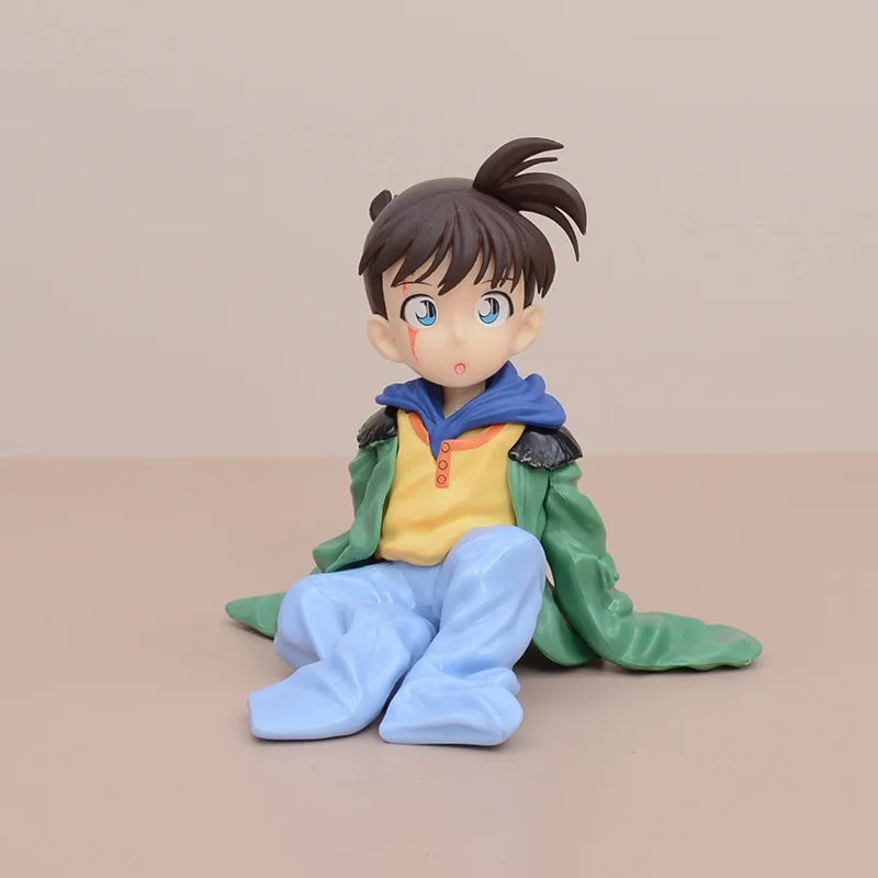 

Detective Conan Kudo Shinichi's Sitting Position Conan's Sitting Bucket Turns into a Small Doll Handmade Car Model Decoration