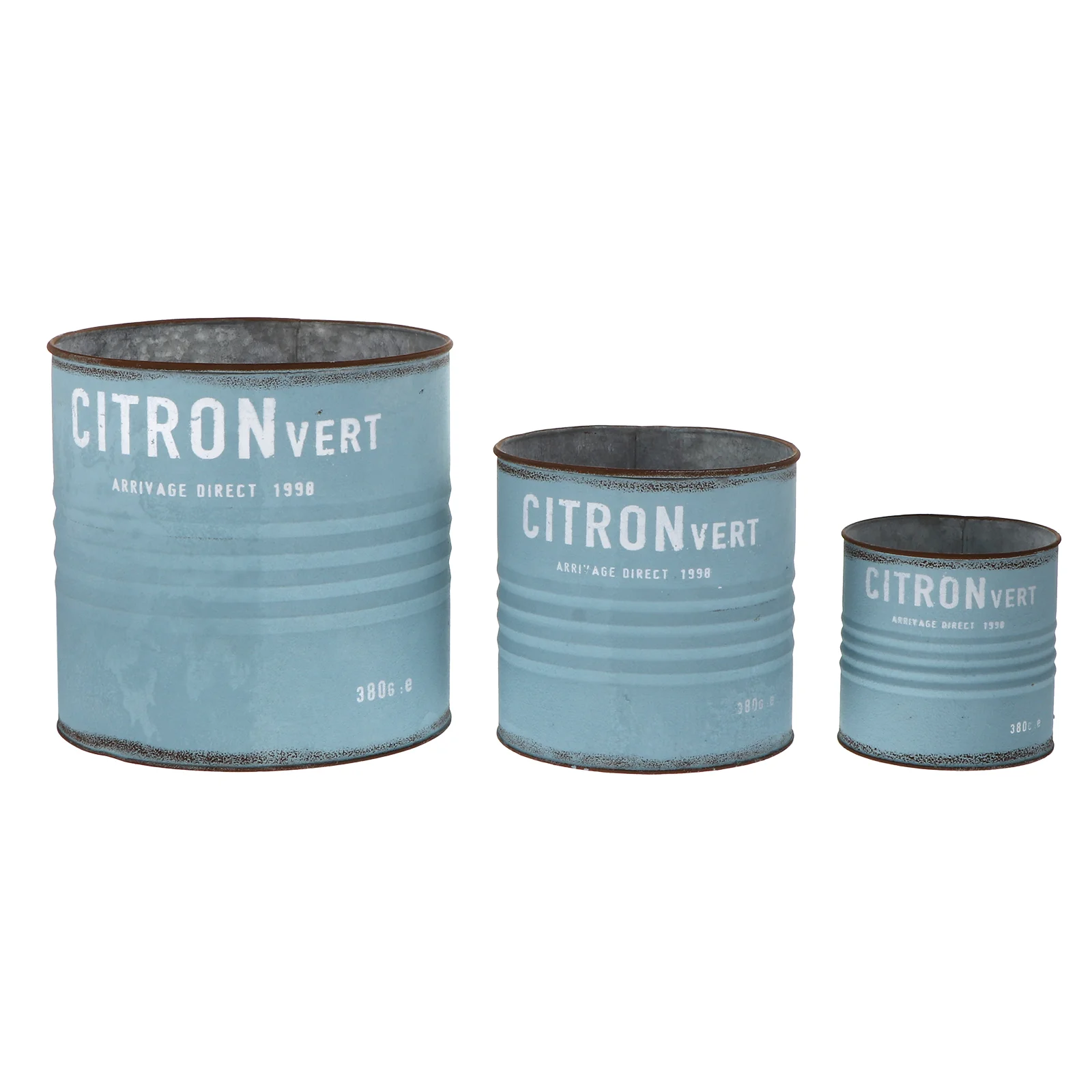 

Home Décor Metal Flower Buckets Vintage Decor Country Pitcher Vase Artificial Succulent Kettle Flowerpot